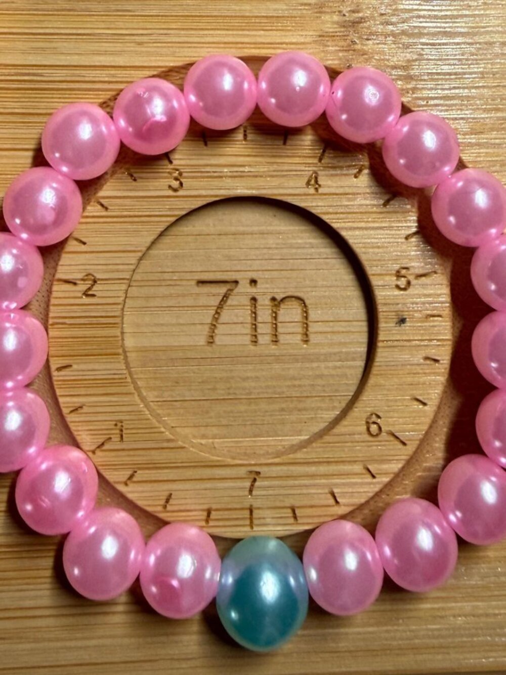 Pastel Beaded Bracelet Stack 3-Pc Iridescent Mermaidcore Summer Gift - Picture 3 of 6